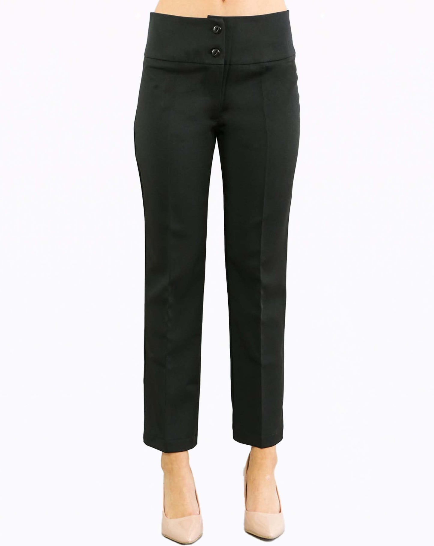 Signature Ankle Grazer Trousers (Luxury Twill)