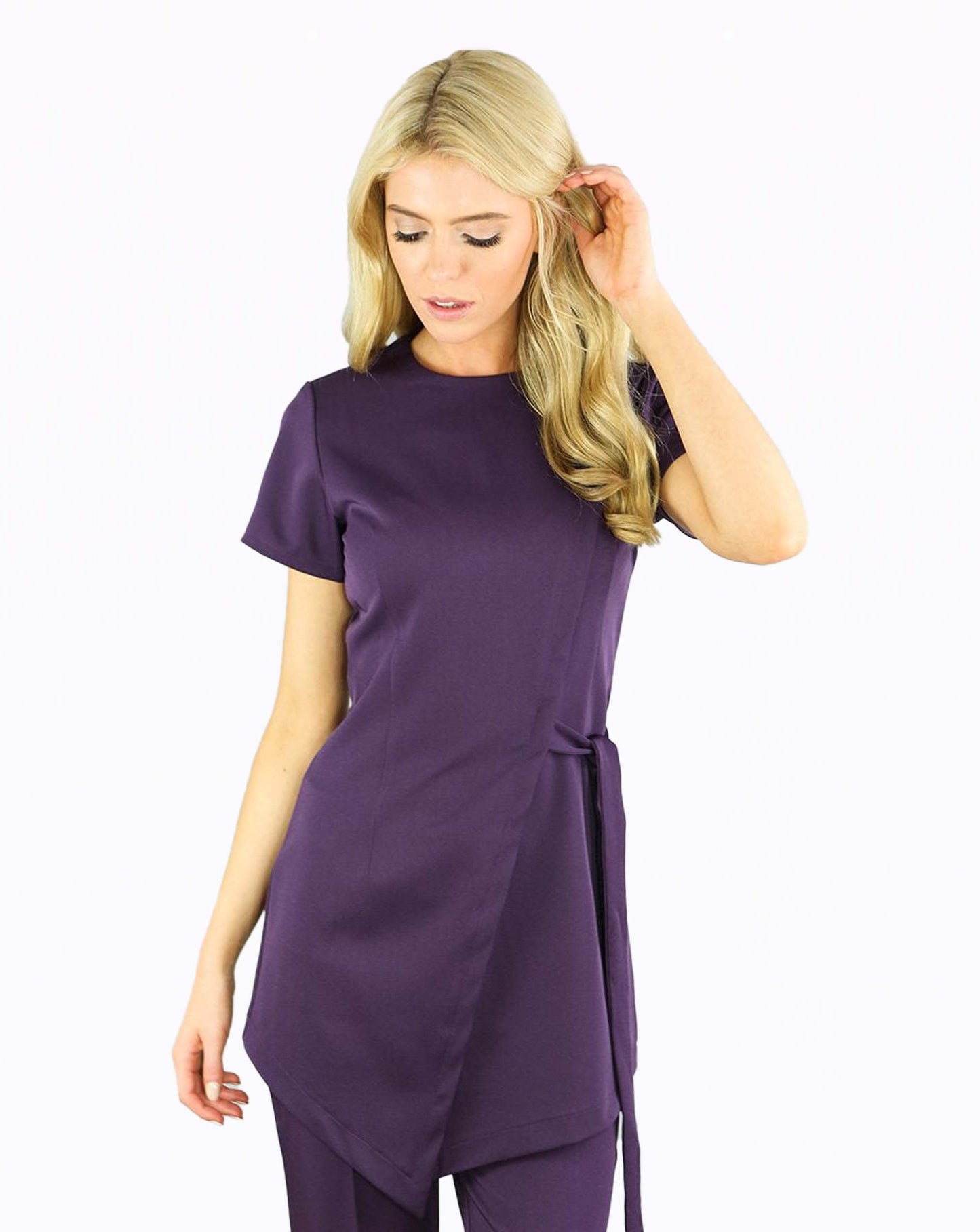 Tranquility Asymmetric Beauty Tunic (Superior 4-Way Stretch)