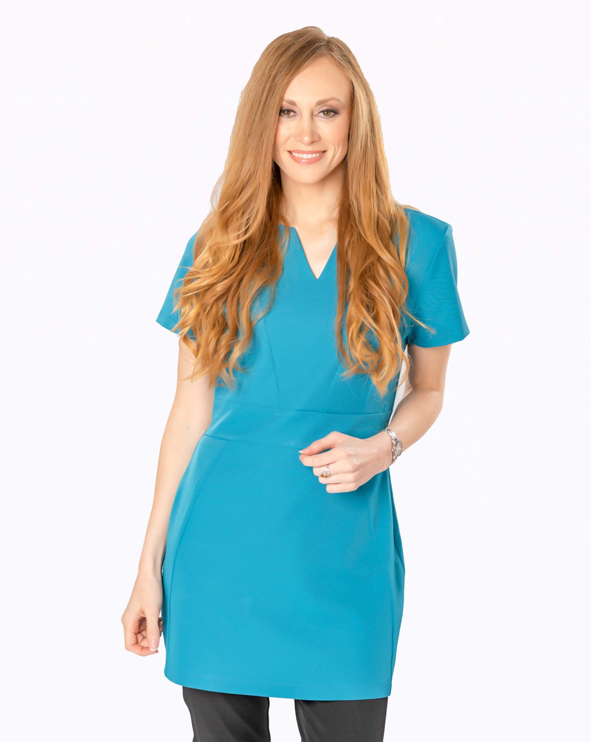 teal beauty tunic